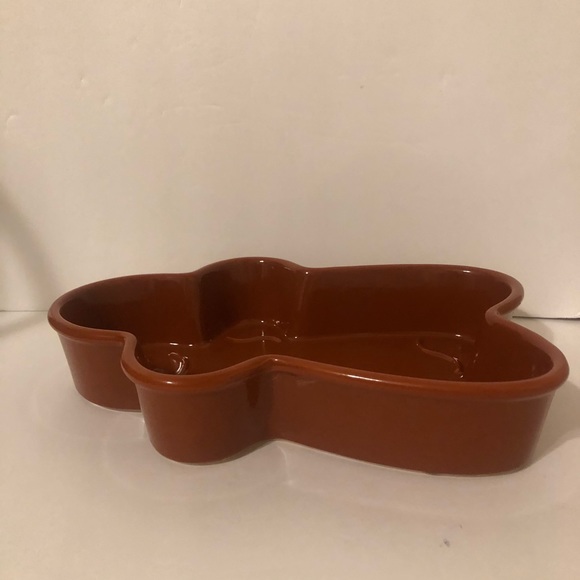 Chantal Brown Gingerbread Man Baking Dish 1 Qt - Picture 5 of 6